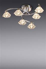 Siena 6 Light Flush Fitting Led Ceiling Light Fixtures Led Ceiling Lights Ceiling Lights