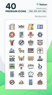 40 Premium Vector Icons Of Restaurant Designed By Freepik In 2021 Restaurant Icon Vector Icons Icon Pack