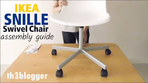 Ikea Snille Swivel Chair Assembly Guide Th3 Blogger Youtube