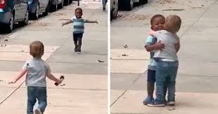 Very intelligent 3 little cute adorable toddlers ever. Toddler Best Friends Hug Like They Haven T Seen Each Other For Years When It S Actually Just Been 2 Days Bored Panda