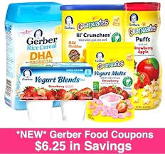 New In Baby Food Coupons Print Now Gerber Baby Food Coupons