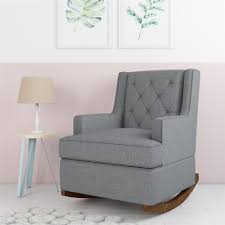 These super stylish levo rockers from charlie crane will complement. Baby Relax Bennet Transitional Wingback Rocker Chair Gray Walmart Com Walmart Com