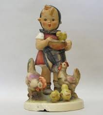 Hummel Figurines Hummel Girl Feeding Chicken S Figurine Chicken Figurines Hummel Figurines Hummel