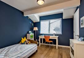 White and light blue stripes make a sophisticated and the most important aspect of a kids' room is the theme that you choose for it. Navy Blue Boy Bedroom With Shed Dormer Midcentury Kids San Francisco By Bill Fry Construction Wm H Fry Const Co Houzz Au