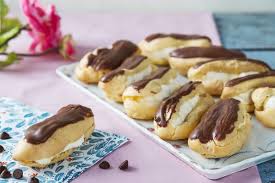 Chocolate Eclairs Eclair Recipe Dessert Receipes Chocolate Eclair Recipe