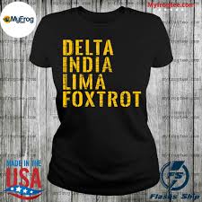 Delta India Lima Foxtrot Shirt Hoodie Sweater And Long Sleeve 100% preshrunk cotton crew neck regular fit gildan t shirt.