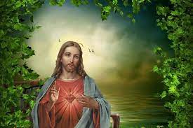 See more ideas about jesus pictures, sacred heart, jesus christ. Free Sacred Heart Of Jesus Desktop Wallpaper Jesus Wallpaper Jesus Images Jesus Photo