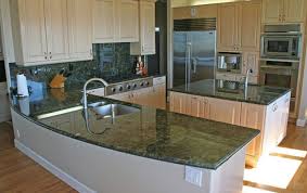 2f454389d2cbef997e4498cdd238950f Jpg 640 402 Green Granite Countertops Tile Kitchen Remodel Green Granite Kitchen