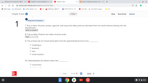 Discover answers to these and other common biology questions. Solved E Chapter 4 Quiz E Chapter 4 Human Digestion Ab X C Chegg Com