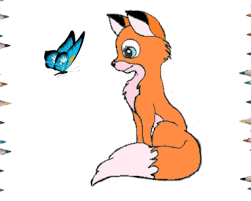 Draw a wide u shaped line beneath the circle, and connect it to the circle using short curved lines connected in jagged points. Simple Fox Drawing Archives How To Draw Step By Step