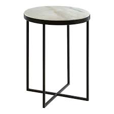 Maybe you would like to learn more about one of these? Shalimar Black Cross Base Side Table With Round White Marble Top Fusion Furniture Store
