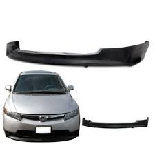 06 08 Honda Civic 4 Door Mug Style Add On Front Bumper Lip Urethane Ikon Motorsports Http Www Amazon Com Dp B007wx2uom Ref Honda Civic 2008 Honda Civic Honda