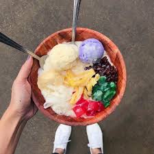 Susan Nguyen On Instagram Some Good Halo Halo From Flipnpatties A Popular Filipino Shaved Ice Dessert Topped Wi Dessert Toppings Asian Desserts Desserts