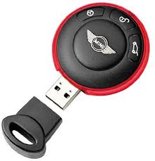 Mini Cooper Incognito Flash Drive Hides On Your Keychain Usb Usb Stick Flash Drive