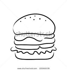 Black And White Transparent Background Black And White Sandwich Clipart Gallery For Hamburger Bun Clipart Black And White Clipart Black And White Clip Art Black And White