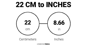 The numbers in our chart below can give you a sense of your baby's size. 22 Cm To Inches Howmanypedia Com