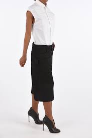 Bottega Veneta Denim Utility Wide Leg Shorts Women Glamood Outlet