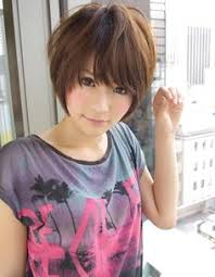 You can try this type of a style and you can flaunt it with your favourite dresses. 14 Japanese Short Hairstyle Ideas Hairstyle Short Hair Styles Japanese Short Hair