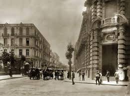 البنك الاهلي المصري تقاطع شارع المدابغ شارع شريف حاليا مع شارع قصر النيل القاهره عام 1906 Reem Old Egypt Egyptian History Egypt