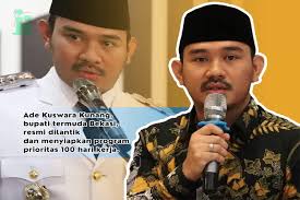 Bupati Bekasi Termuda, Ade Kuswara Kunang, Luncurkan Program 100 Hari  Prioritas
