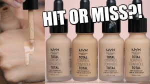 We did not find results for: New Nyx Total Control Drop Foundation Hit Or Miss Youtube