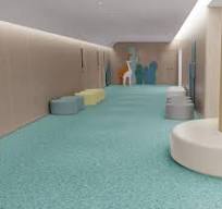 Factory Direct Homogeneous Linoleum Commercial PVC Vinyl Sheet Flooring for  Hospital