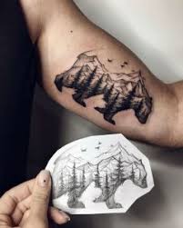 Teddy bear tattoo on hip. 25 Creative And Unique Bear Tattoo Designs We Love Bears Blog