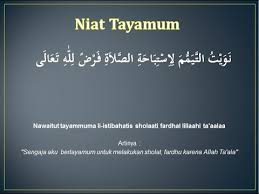 Ada 4 sholat yang dapat dijamak, dan dijadikan. Lafdz Niat Tayamum Arab Latin Dan Artinya Youtube