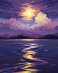 Moonshine Me 8pxl Pixel Art 2020 Art Pixel Art Landscape Pixel Art Background Pixel Art Design