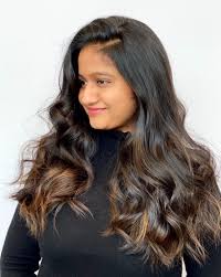 Virgin black hair balayage :: Caramel Balayage On Indian Hair Beauty Dreaming Loud