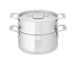 All Clad Tri Ply Stainless Steel Steamer Set 3 Qt Kitchen Necessities Stock Pots All Clad