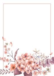 Download Premium Vector Of Greetings Card With Pink And Floral Theme 466717 Floral Border Design Floral Poster Floral Background