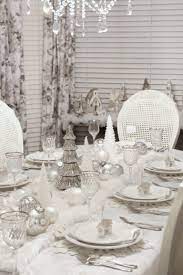 Adding Glam To Christmas Decor Christmas Table Settings Silver Christmas Decorations Christmas Table Decorations