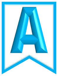 Each letter is a good size . Large Swallowtail Printable Banner Letters A Z With Numbers