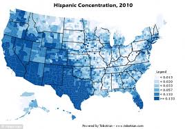 Quickfacts provides statistics for all states and counties, and for cities and towns with a population of 5,000 or more. Census Maps Show Black And Hispanic Population Centred In South Daily Mail Online