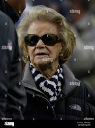 Detroit Lions owner Martha Firestone Ford stands