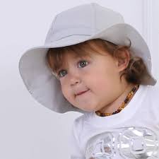 Ami And Li Tots Unisex Child Adjustable Wide Brim Sun