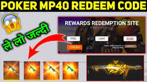 The mp40 is a versatile handgun that can be utilized in a variety of situations, and obtaining one is the goal of every ff fan. Poker Mp40 Redeem Code How To Get Free Poker Mp40 In Free Fire Youtube