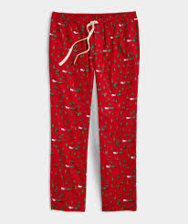Vineyard Vines Red Flannel Lounge Pants in Tree Farm Whale – The Lucky Knot  Men's