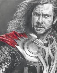 Realistic pencil drawings graphite drawings cool art drawings drawing ideas avengers drawings drawing superheroes marvel art marvel heroes thor drawing. Thor Endgame Pencil Drawing Bestpencildrawing