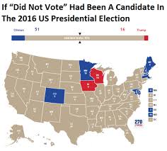 The 2016 united states presidential election was the 58th quadrennial presidential election, held on tuesday, november 8, 2016. If Did Not Vote Had Been A Candidate In The 2016 Us Presidential Election It Would Have Won By A Landslide Brilliant Maps
