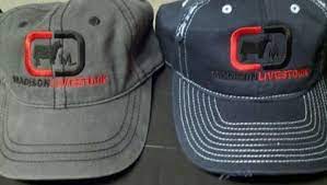 Madison Livestock Hats Hats By Meme S Custom Embroidery Oh Logo By Mittag Design Custom Embroidery Design Hats