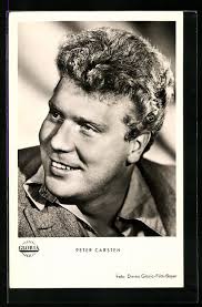 Ansichtskarte Schauspieler Peter Carsten mit einem sympathischen Blick:  Manuskript&nbsp;/&nbsp;Papierantiquität