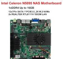 Intel Celeron N5095 NAS Server Motherboard 12x7pin SATA 1x ...