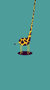 Tablet & smartphone | page 1 Iphone7papers Com Iphone7 Wallpaper Ag52 Giraffe Cute Blue Minimal Simple