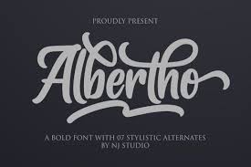 Albertho 720159 Handwritten Font Bundles In 2020 Free Fonts Download Free Font Download Fonts