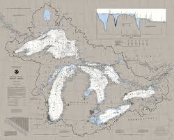 great lakes nautical chart map puzzle