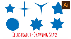 Illustrator - Draw Stars - Step by step how to make stars - YouTube