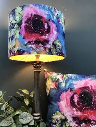 Deluxe Handmade Lampshades Rose Or Peony Gold Liner Made In Yorkshire Made In Yorkshire The lampshade shop are the uk's leading bespoke lampshade designer & manufacturer.