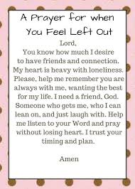 A Prayer For When You Feel Left Out Prayers Inspirational Prayers Faith Prayer
